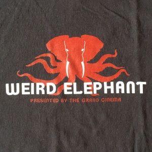 Weird Elephant The Grand Cinema Tacoma T-shirt